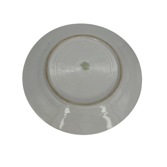 Handpainted Nippon Bread Plate Farm Scene Mountains "M" Backstamp 6.5" Porcelain - Picture 5 of 6